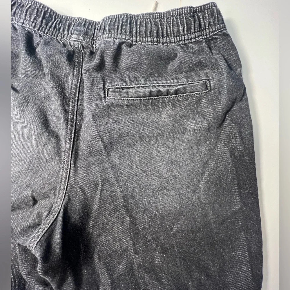 Hollister S pull-on Men's Black/Gray Casual Shorts slit pockets - Picture 4 of 9